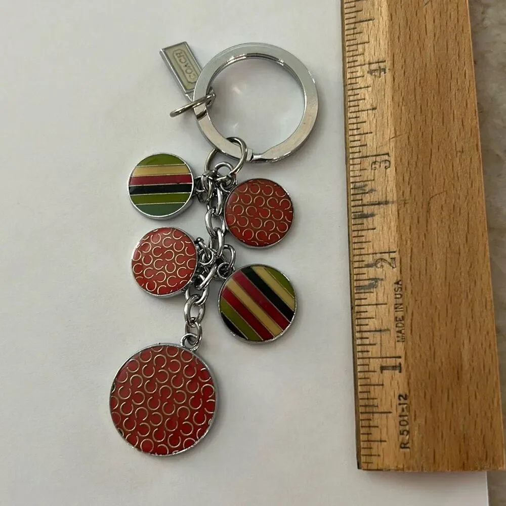 COACH Vintage Dangling Disc Keychain - Picture 5 of 5